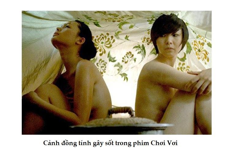 diễn viên Việt đóng cảnh lả lơi